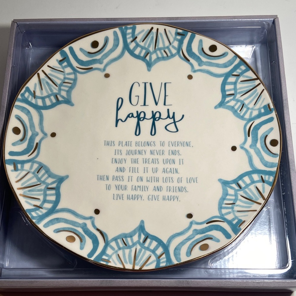 Paper Destiny Giving Plate “Give Happy”